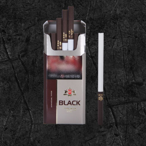 Сигареты Блэк Тип Слим (Black Tip Slims 6.2/100)